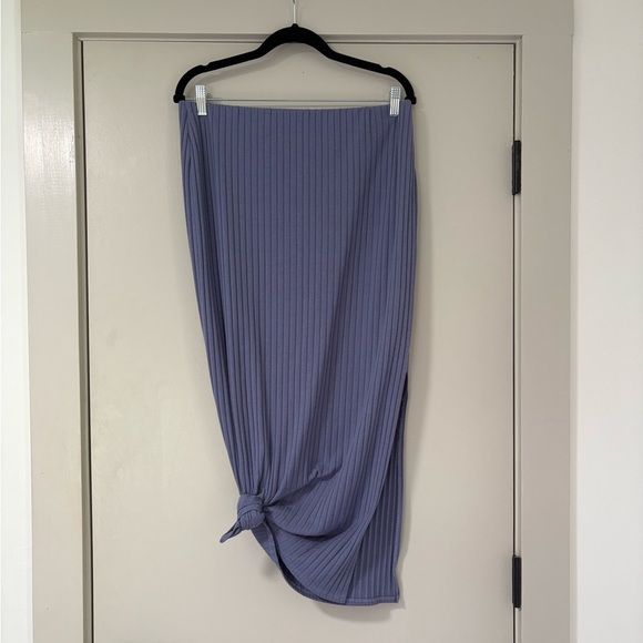 Julienne Knit Ribbed Maxi Skirt - Picture 13 of 15